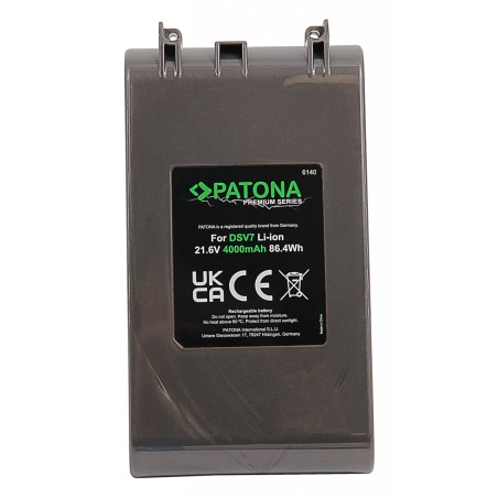 PATONA Premium Akumulator do odkurzaczy Dyson V7 Motorhead Trigger Tier Auto+Boot Absolute SV11 968670-02 968670-03 4000mAh