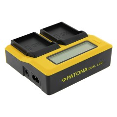 PATONA Ładowarka Synchron do Olympus OM-1 BLX-1 z wyświetlaczem LCD