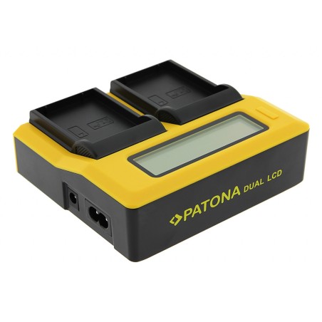 PATONA Ładowarka Synchron do Olympus OM-1 BLX-1 z wyświetlaczem LCD