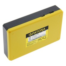 Potrójna ładowarka USB PATONA f. Sony NP-BX1 BX BX1 NP-BX1 Cybershot DSC HX300 DSC HX50V DSC RX1 w komplecie. Kabel USB typu C Potrójna ładowarka USB PATONA f. Sony NP-BX1 BX BX1 NP-BX1 Cybershot DSC HX300 DSC HX50V DSC RX1 w komplecie. Kabel USB typu C