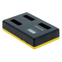PATONA Ładowarka Potrójna USB do Canon NB-13L PowerShot G5 X G5X G7 X G7 X Mark II G7X G9 X G9X w komplecie. Kabel USB typu C