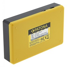 PATONA Ładowarka Potrójna USB do Canon NB-13L PowerShot G5 X G5X G7 X G7 X Mark II G7X G9 X G9X w komplecie. Kabel USB typu C