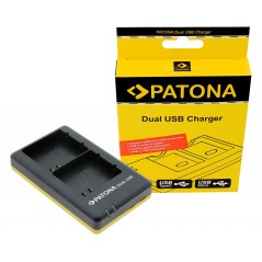 Podwójna ładowarka USB PATONA f. Arlo A-7A A-14 Pro 3 Pro 4 FB-1001 2GB VML2030 Ultra 2 w komplecie. Kabel USB-C