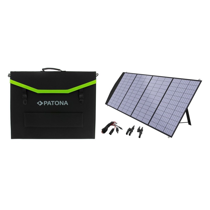 PATONA Platinum 200W — Składany panel solarny 4-elementowy z wyjściem DC PATONA Platinum 200W — Składany panel solarny 4-elementowy z wyjściem DC