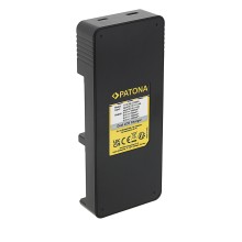 PATONA Ładowarka USB z podwójnym wyświetlaczem LCD f. JVC BN-VC296G BN-VC298G GY-HC500 HY-HC550 icl. Kabel USB-C PATONA Ładowarka USB z podwójnym wyświetlaczem LCD f. JVC BN-VC296G BN-VC298G GY-HC500 HY-HC550 icl. Kabel USB-C