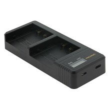 PATONA Ładowarka USB z podwójnym wyświetlaczem LCD f. JVC BN-VC296G BN-VC298G GY-HC500 HY-HC550 icl. Kabel USB-C PATONA Ładowarka USB z podwójnym wyświetlaczem LCD f. JVC BN-VC296G BN-VC298G GY-HC500 HY-HC550 icl. Kabel USB-C