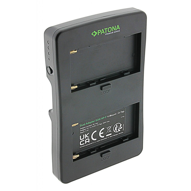 PATONA Premium Adapter V-Mount na 2 akumulatory Sony NP-F do złącza V-Mount