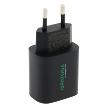 PATONA Premium Ładowarka PD20W 5V/3A 9V/2,22A 12V/1,67A USB-C PD3.0 QC3.0 czarna