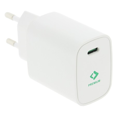 PATONA Premium Ładowarka PD20W 5V/3A 9V/2,22A 12V/1,67A USB-C PD3.0 QC3.0 biała