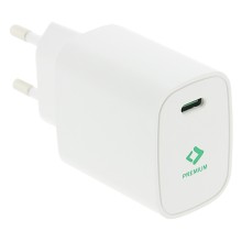 PATONA Premium Ładowarka PD20W 5V/3A 9V/2,22A 12V/1,67A USB-C PD3.0 QC3.0 biała