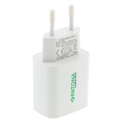 Zasilacz PATONA Premium PD20W 5V/3A 9V/2,22A 12V/1,67A USB-C PD3.0 QC3.0 biały
