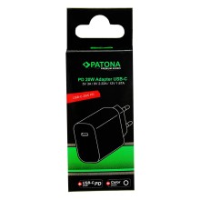 PATONA Premium Ładowarka PD20W 5V/3A 9V/2,22A 12V/1,67A USB-C PD3.0 QC3.0 biała