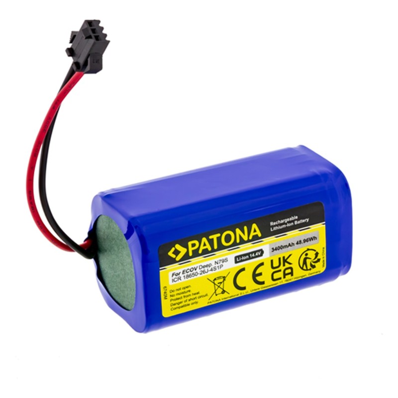PATONA Bateria f. Ecovacs Deebot N79S 600 601 605 710 715 DH35 DN620 DN621 DN622 DH43 PATONA Bateria f. Ecovacs Deebot N79S 600 601 605 710 715 DH35 DN620 DN621 DN622 DH43