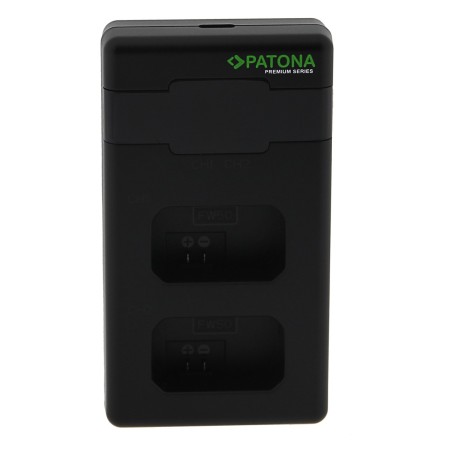 PATONA ładowarka Premium Twin Performance PD do Sony NP-FW50 NEX A33 A55 NEX.3 NEX.3C NEX.5 NEX.5A NEX.5C (z kablem USB-C)