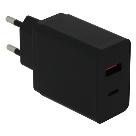 PATONA Premium Ładowarka GaN PD36W 5V/3A 9V/2A 12V/1,5A 1xUSB-C 1xUSB-A PD3.0 QC3.0 czarna
