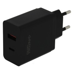 Adapter PATONA Premium PD36W czarny 5V/3A 9V/2A 12V/1,5A 1xUSB-C 1xUSB-A PD3.0 QC3.0