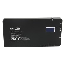 PATONA Premium LED Lampa foto/wideo ze 160 regulowanymi diodami LED RGB i 3 scenami