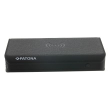 Powerbank PATONA Premium Stark 2.0 PD100W 20.000mAh, ładowanie bezprzewodowe QI, złącze 2xUSB-C 1xUSB-A Powerbank PATONA Premium Stark 2.0 PD100W 20.000mAh, ładowanie bezprzewodowe QI, złącze 2xUSB-C 1xUSB-A