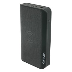 Powerbank PATONA Premium Stark 2.0 PD100W 20.000mAh, ładowanie bezprzewodowe QI, złącze 2xUSB-C 1xUSB-A