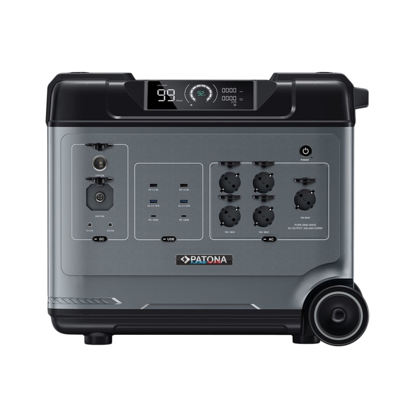 PATONA Platinum Stacja zasilania Autarc 5000 Pro 5120Wh PD100W USB-C USB-A AC DC / LiFePO4