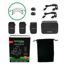 Bezprzewodowy system mikrofonowy PATONA Premium do smartfonów i lustrzanek cyfrowych