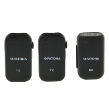 Bezprzewodowy system mikrofonowy PATONA Premium do smartfonów i lustrzanek cyfrowych