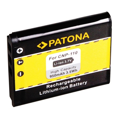 PATONA Bateria f. Casio NP110 Casio Exilim EX-Z2000 EX-Z2300 EX-Z3000