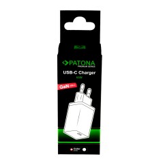 Adapter PATONA Premium GaN PD65W biały 1xUSB-C PD3.0 QC3.0