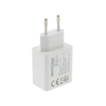 PATONA Premium Ładowarka GaN PD35W 1xUSB-C 1xUSB-A PD3.0 QC3.0 biała