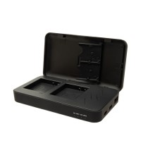 Podwójna ładowarka PATONA do Panasonic DMW-BLG10 DC-TX2 DMC-GF3K DMCGX7 DMC-ZS110 z funkcją power banku i miejscem na kartę pami