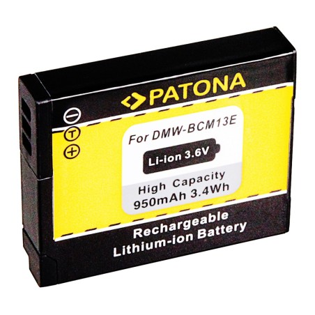 Bateria PATONA f. Panasonic DMW-BCM13 DMC-ZS30 DMC-TZ40 DMC-TZ41 DMC-TS5 DMC-FT5