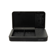 Podwójna ładowarka PATONA do Panasonic DMW-BLK22 DC-S5 G9 GH5 GH5S GH6 z funkcją power banku i miejscem na kartę pamięci