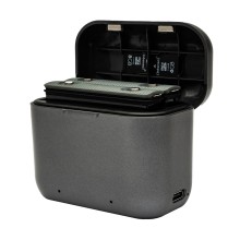 PATONA Podwójne etui ładujące do Insta 360 ONE X3 CINAQBT/A w komplecie. Kabel USB typu C PATONA Podwójne etui ładujące do Insta 360 ONE X3 CINAQBT/A w komplecie. Kabel USB typu C