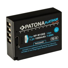 Bateria PATONA Platinum z wejściem USB-C do Fuji NP-W126S FUJIFILM X-H1 FUJIFILM X-Pro3 FUJIFILM X-T100