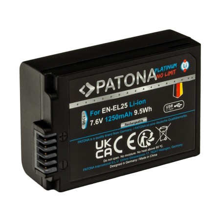 PATONA Platinum Akumulator EN-EL25 z USB-C do Nikon Z fc / Z50 / Z30