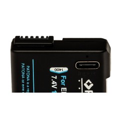 Bateria PATONA Platinum z wejściem USB-C do aparatu Nikon Nikon EN-EL14 D3100 D5100 P7000