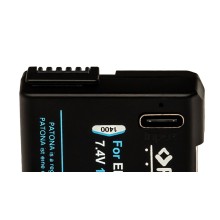 Bateria PATONA Platinum z wejściem USB-C do aparatu Nikon Nikon EN-EL14 D3100 D5100 P7000 Bateria PATONA Platinum z wejściem USB-C do aparatu Nikon Nikon EN-EL14 D3100 D5100 P7000