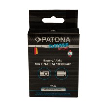 Bateria PATONA Platinum z wejściem USB-C do aparatu Nikon Nikon EN-EL14 D3100 D5100 P7000 Bateria PATONA Platinum z wejściem USB-C do aparatu Nikon Nikon EN-EL14 D3100 D5100 P7000