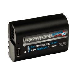 PATONA Platinum Bateria Panasonic DMW-BLK22 z wejściem USB-C do S5 G9 GH5 GH5S