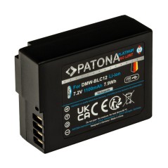 Bateria PATONA Platinum z wejściem USB-C do Panasonic DMW-BLC12 FZ2000 FZ300 GX8 G81 GH2