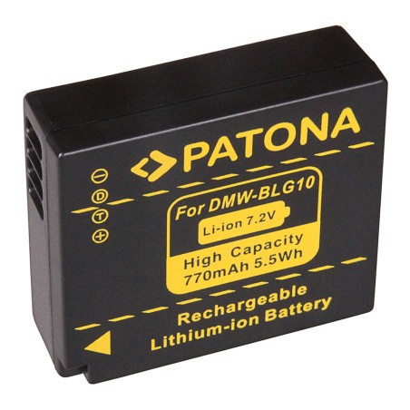 PATONA Bateria do Panasonic DMC-GF6 DMW-BLG10 CS-BLG10MC DC-TZ99