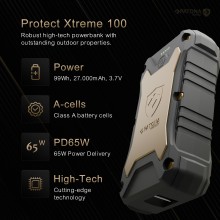 PATONA PROTECT Powerbank Extreme 100 PD65W 27.000mAh z ładowaniem bezprzewodowym