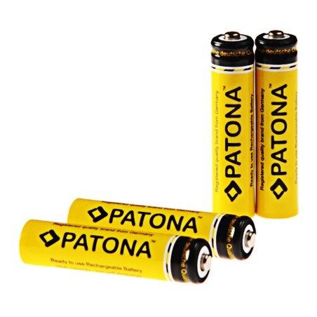 PATONA 4x akumulatorki AAA LR3 900mAh w pudełku do przechowywania/transportu