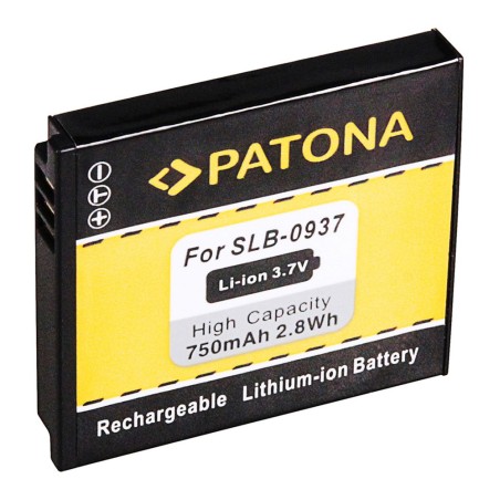PATONA Bateria f. Samsung SLB0937 Digimax CL5 L730 L830 NV33 NV4 PL10