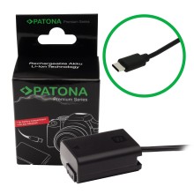 PATONA Adapter Dummy USB-C do Sony NP-FW50 ZV-E10 NEX-3 NEX.3C NEX-5