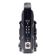 PATONA Platinum Ładowarka 2-kanałowa dla akumulatorów V-Mount 6Ax2 USB-C PD100W z kablem 4-Pin XLR