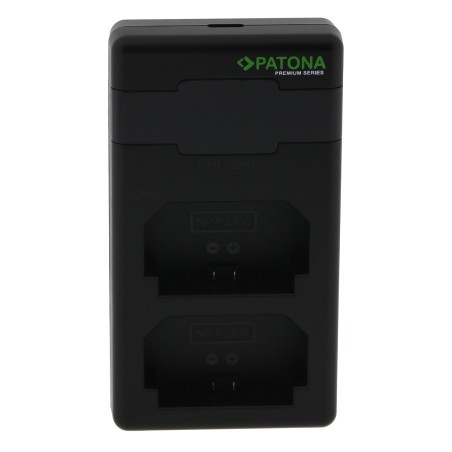 PATONA Ładowarka Premium Twin Performance PD do Sony NP-FZ100 A7III A7M3 Alpha 7III A7RIII A7RM3 Alpha 7RIII A9 z kablem USB-C