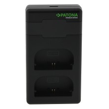 PATONA Ładowarka Premium Twin Performance PD do Canon LP-E6 LP-E6NH EOS R5 R5 Mark II R6 /R6 Mark II (z kablem USB-C) PATONA Ładowarka Premium Twin Performance PD do Canon LP-E6 LP-E6NH EOS R5 R5 Mark II R6 /R6 Mark II (z kablem USB-C)