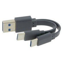 PATONA Premium 2x Akumulatory LR14 Baby C z USB-C i kablem USB-C z 1x do 2x