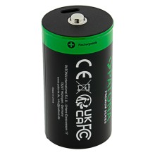 PATONA Premium 2x Akumulatory LR20 Mono D z USB-C i kablem USB-C z 1x do 2x